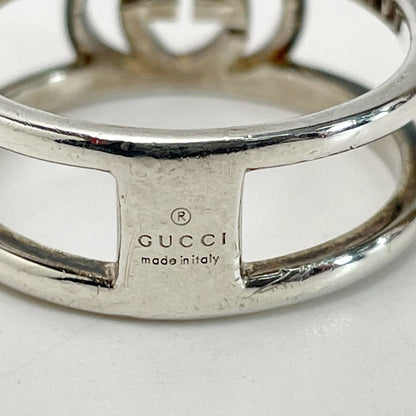 Gucci Interlocking Ggring Sv925 Silver No 21 Ring
