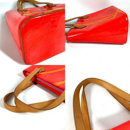 Louis Vuitton Shoulder Bag Houston M91933 Monogram Vernis Canvas Fuchsia Pink