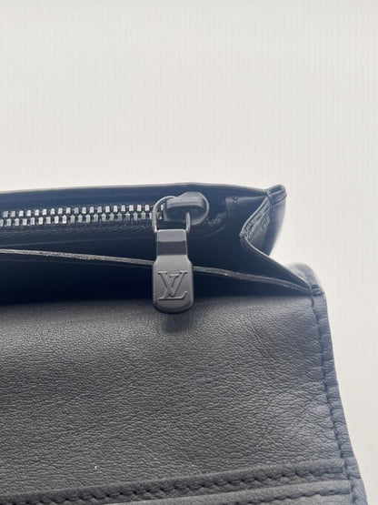 Louis Vuitton Long Wallet Monogram Shadow Portefeuille Blazer 39ga845