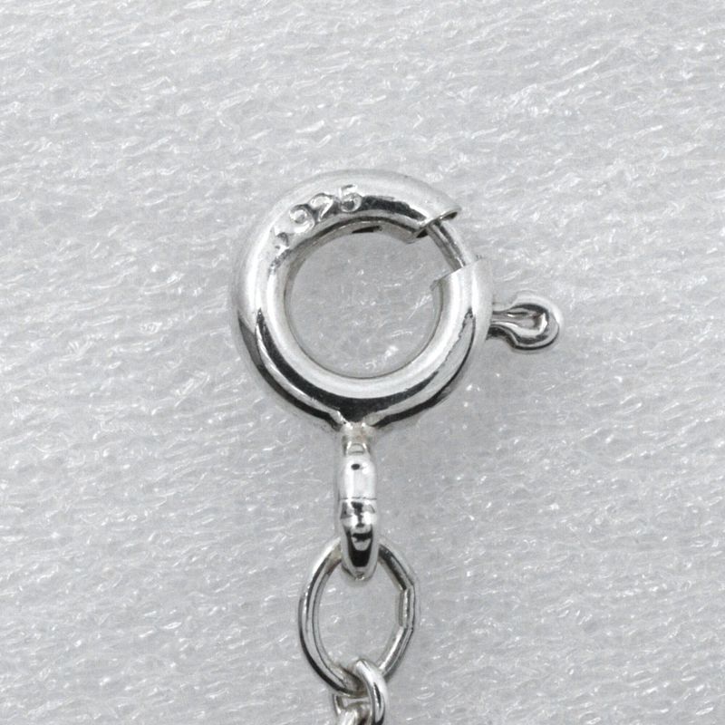 Tiffany & Co Open Heart Elsa Peretti 925 Silver Ladies 6.2g Necklace