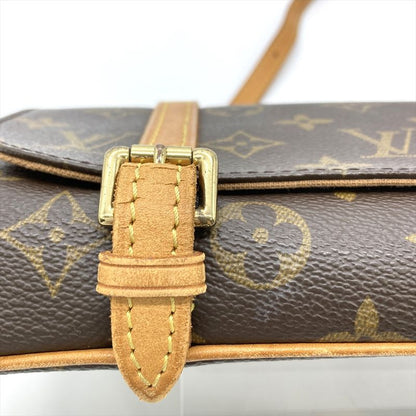 Louis Vuitton Pochette Marel Shoulder Bag Monogram Canvas M51159 Brown Gold