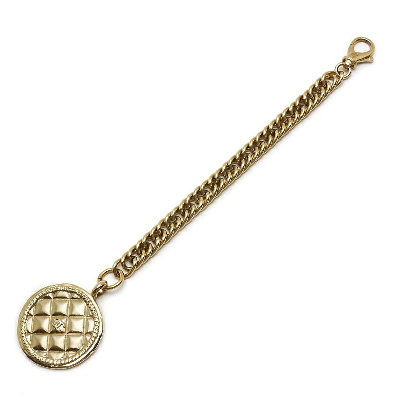 Chanel Matelasse Plated Bracelet Plated (GP) B15K Charm