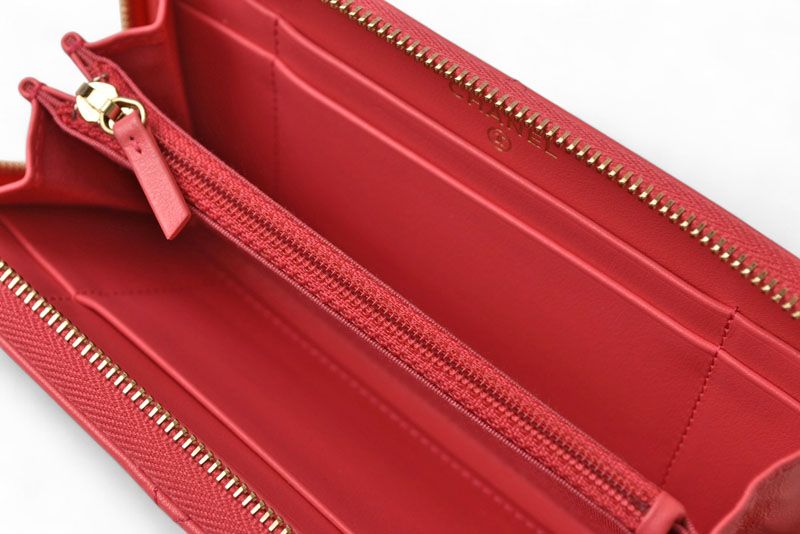 Chanel Wallet Round Zipper Chanel 19 Small Zip Wallet Pink Gold Hardware Ap0948