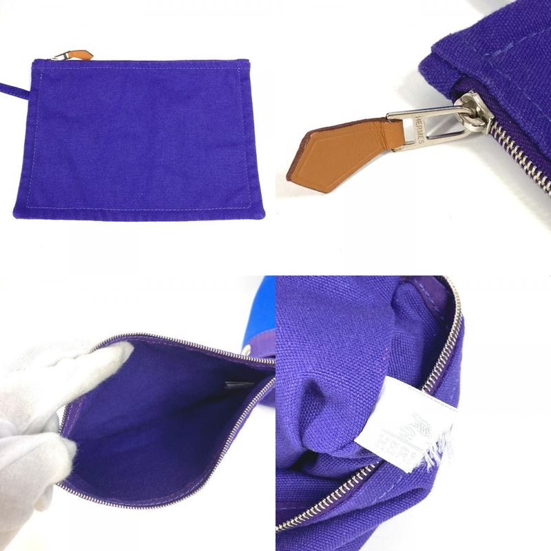Hermes Handbag Sac Baga GM Sac Baga GM Canvas Blue