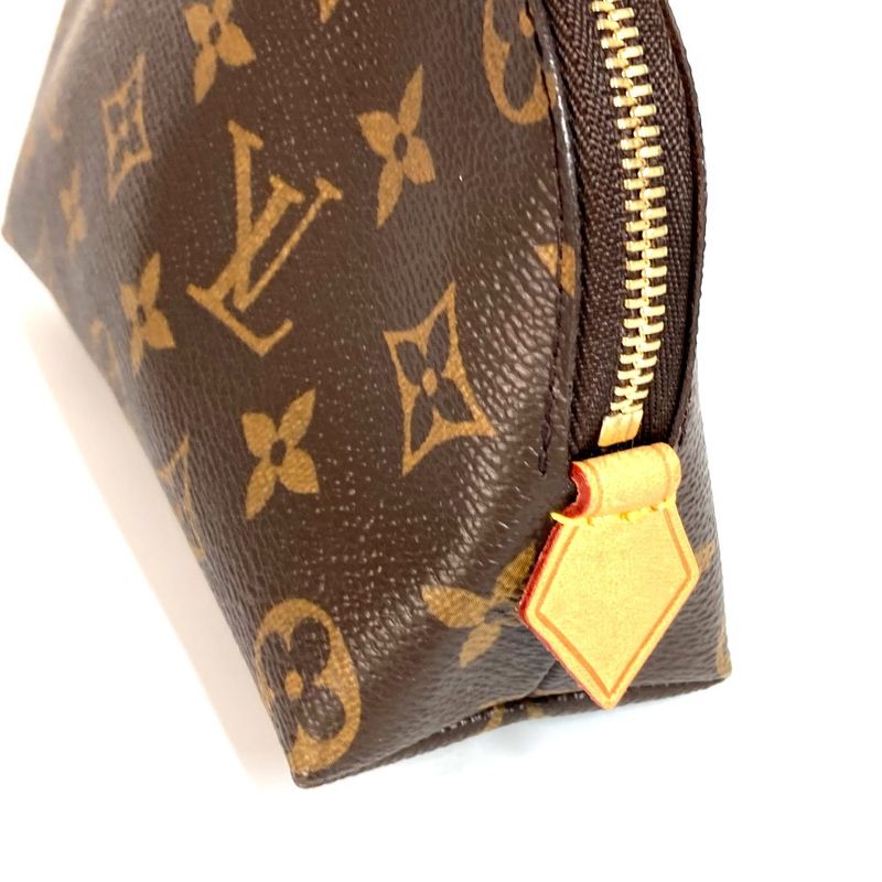Louis Vuitton Cosmetic Pochette Cosmetic PM M47515 Monogram Canvas Brown