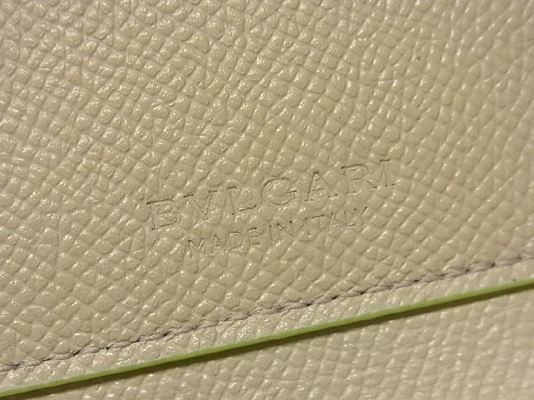 Bvlgari Fragment Collaboration Leather Card Case Pass Case Regular Men's