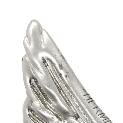 Hermes Necklace Talisman Pegasus Pendant Metal Silver [box