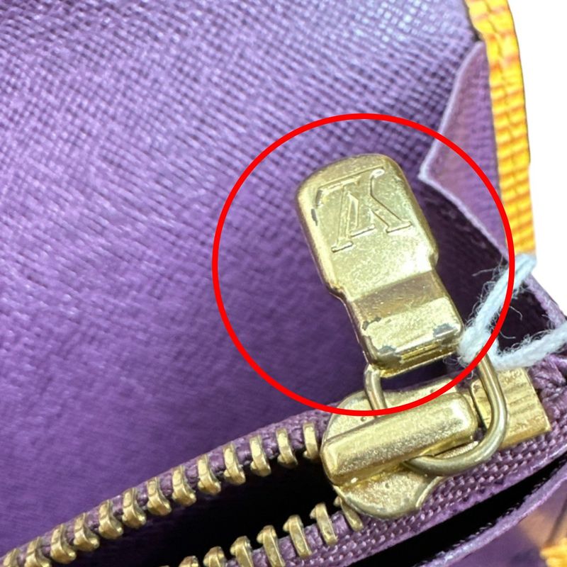 Louis Vuitton M63579 Epi Trifold Long Wallet Portmonnais Cles Di Long Wallet