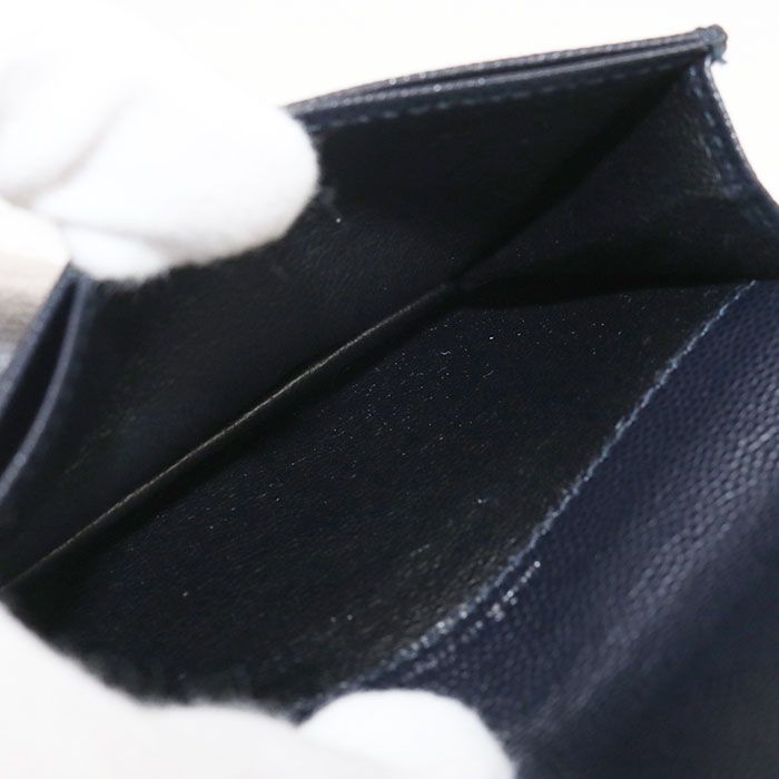 Saint Laurent Card Case 361730 Business Card Holder Leather Men's