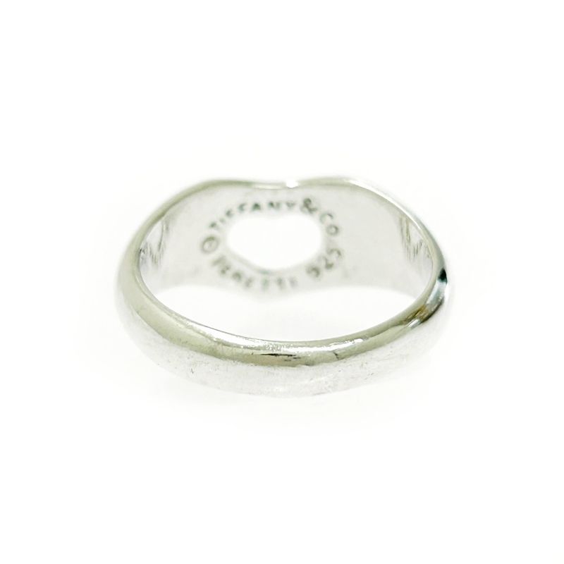 Tiffany & Co Silver Open Heart Ring 3.4g 925 Engraved 464295 Ring