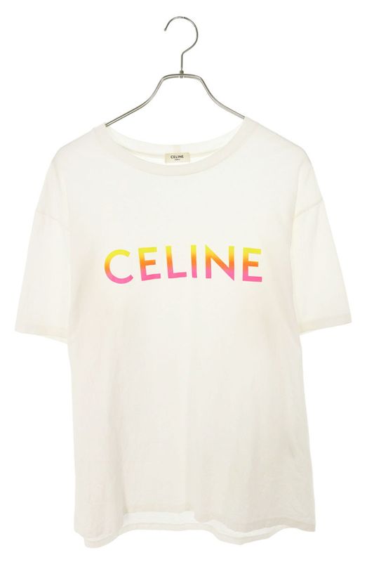 Celine 2x10b671q Gradient Logo Print Loose T-shirt Men's S