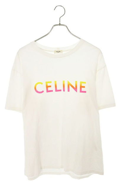 Celine 2x10b671q Gradient Logo Print Loose T-shirt Men's S