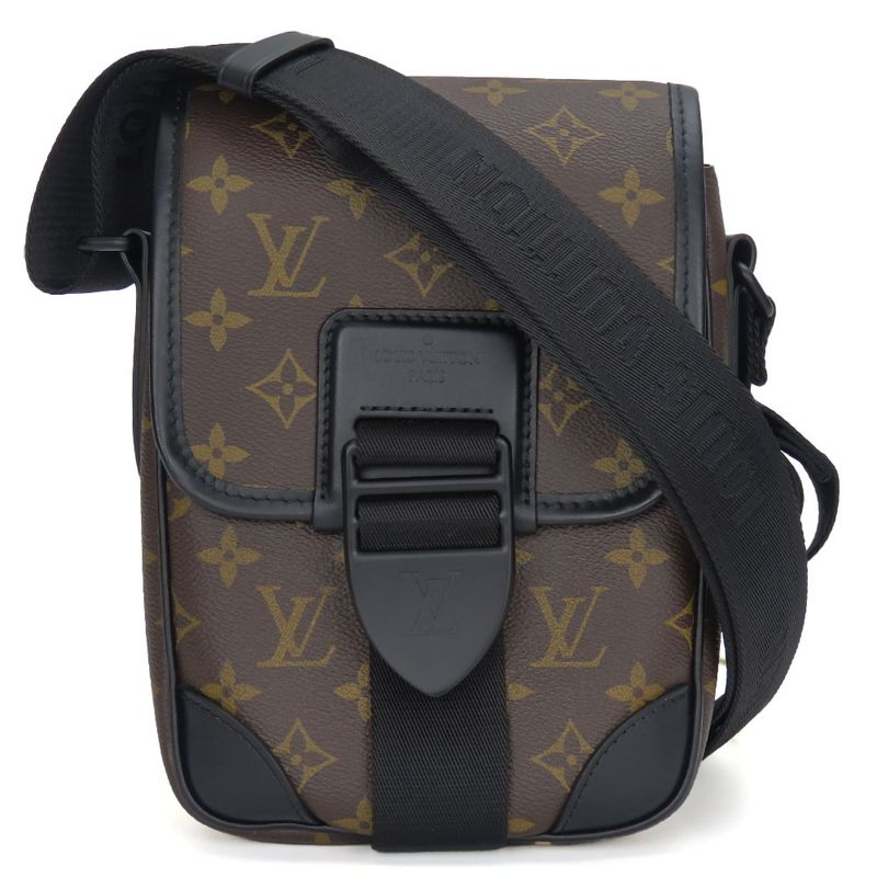 Louis Vuitton Shoulder Bag Archie Messenger M46442 Monogram Macassar Brown