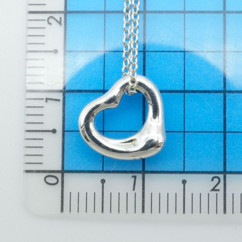 11mm (0.43in) Tiffany & Co Open Heart Necklace 24-5514s
