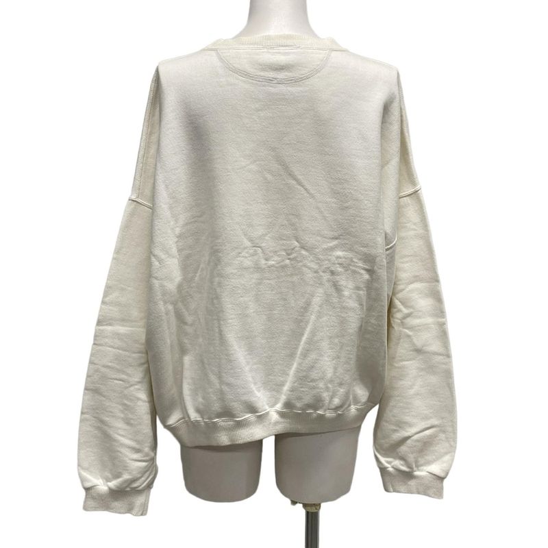 Chanel Trainers Size XL Women's 26412 White And Black Long Sleeves / Logo Print