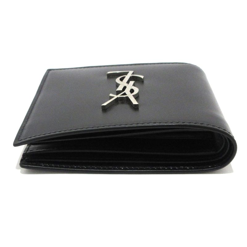 Saint Laurent Paris Wallet - 453276 Black Leather