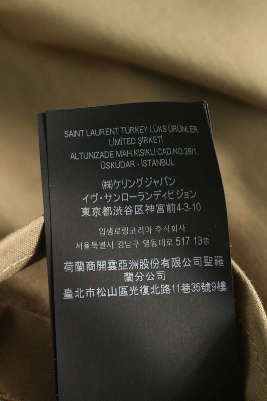 Saint Laurent Paris 742376 Y1g60 Oversized Poncho Trench Coat Men's U