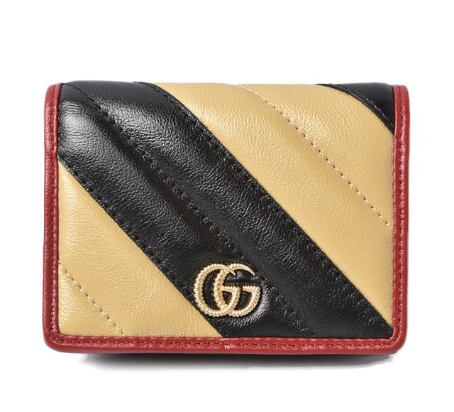 Unused Gucci Mini Wallet Fold Wallet GG Marmont 573811 0olox 9689