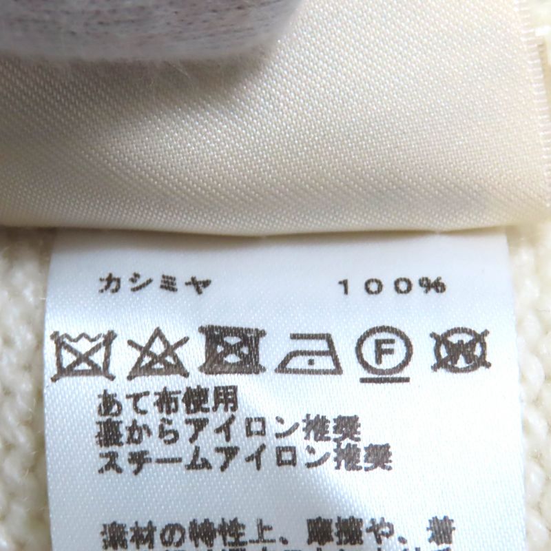 Hermes 22AW 2h2629d1 100% Cashmere Turtleneck Long Sleeve Knit With Serie