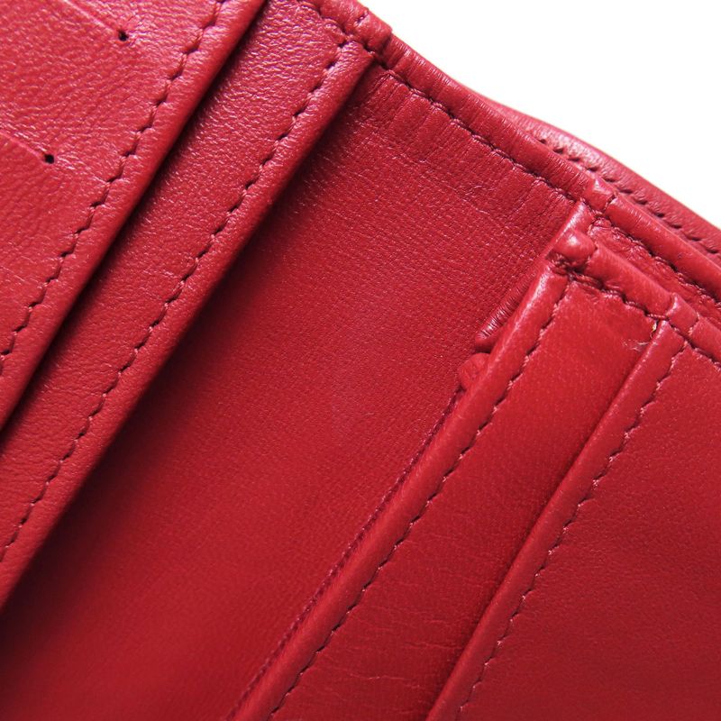 Chanel Matelasse Coco Mark Silver Hardware Long Wallet With Change Pocket In