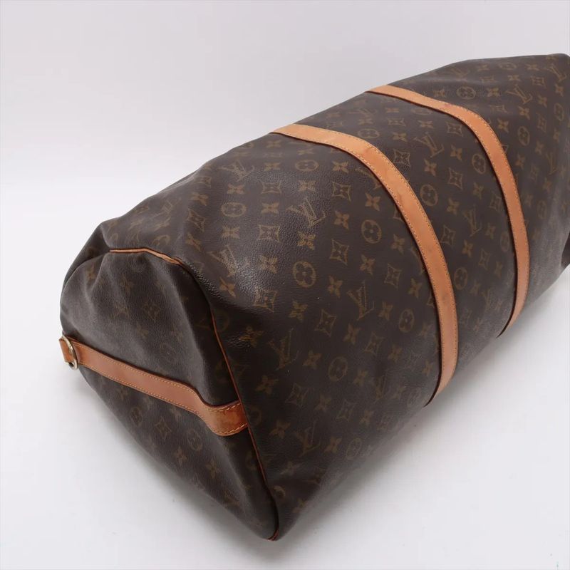Louis Vuitton Monogram Keepall 55 M41424 Leather Boston Bag Business Travel