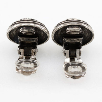 Chanel Coco Mark Metal Silver 99P Ladies 11.7g Earring