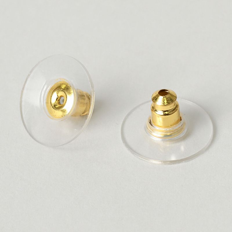 Chanel Earrings Stud Earrings Gold/pink