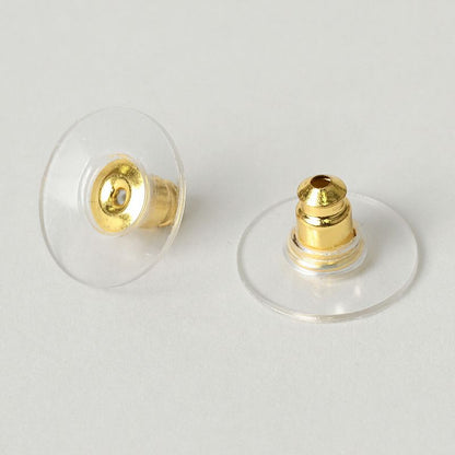 Chanel Earrings Stud Earrings Gold/pink