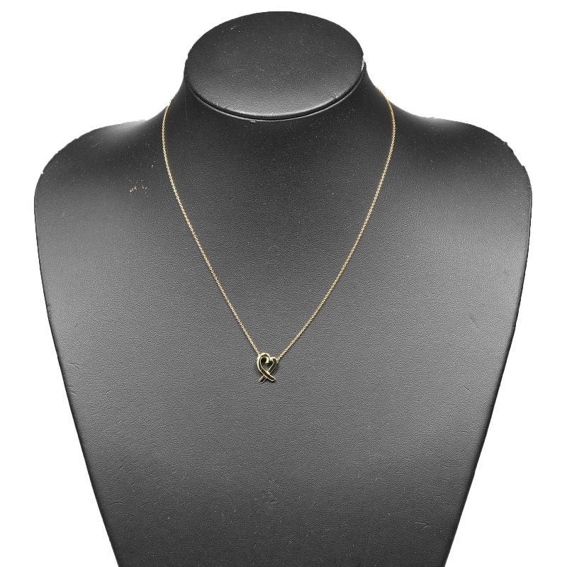 Tiffany & Co Loving Heart 18K Yellow Gold Ladies 2.8g Necklace