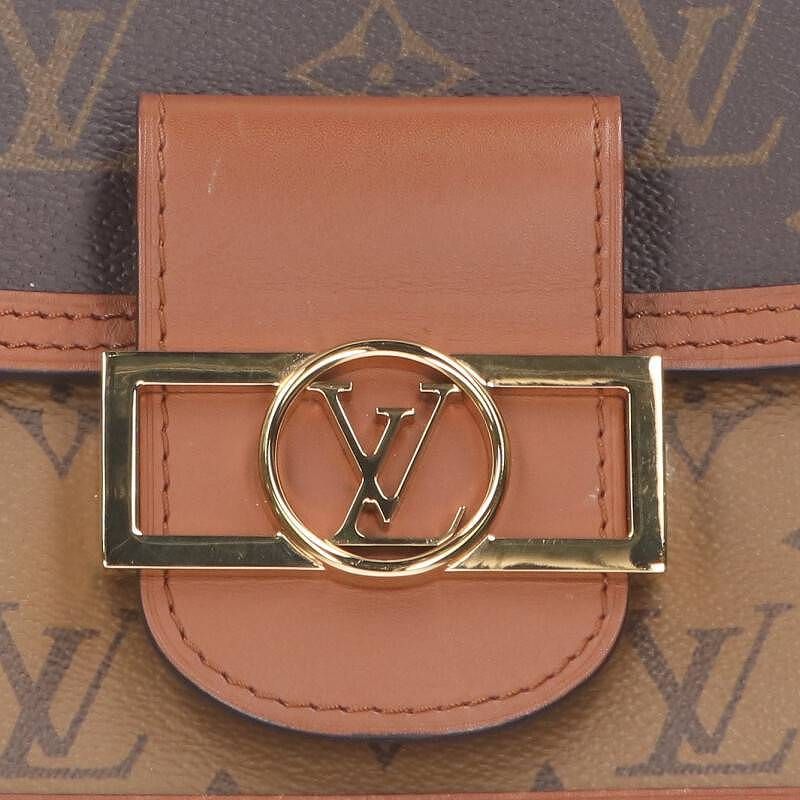 Louis Vuitton M44580 Dauphine MINI Monogram Reverse Shoulder Bag Women's MINI