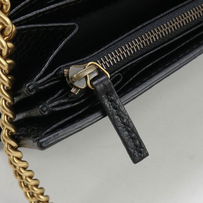 Gucci Chain Wallet GG Marmont 401232 Chain Wallet Leather Women