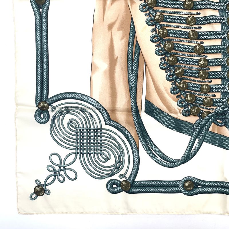 Hermes Carre 90 Scarf Silk Scarf Brandebourgs Brandenburg