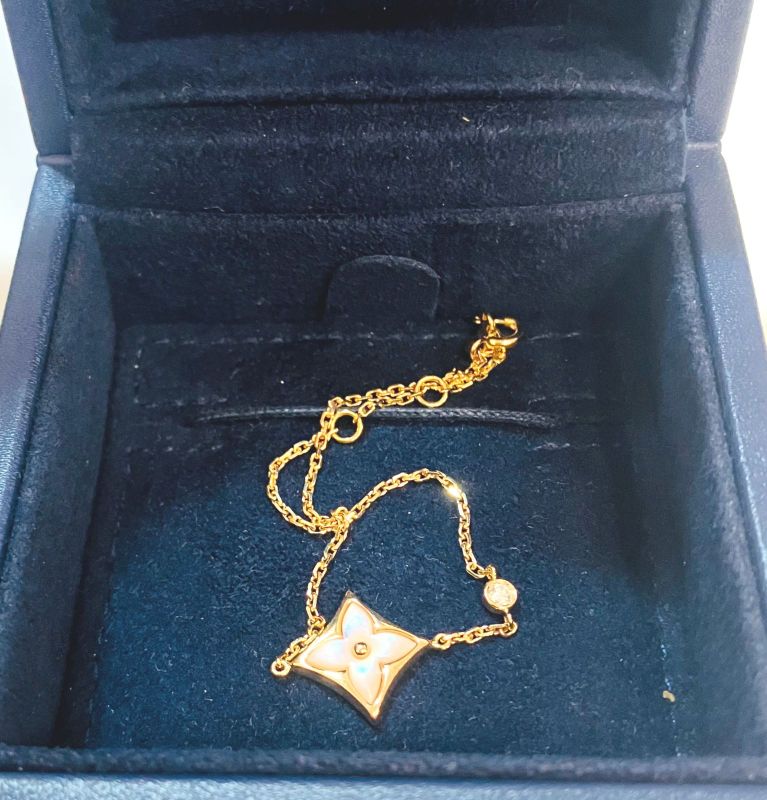 Louis Vuitton Star Blossom Bracelet Q95538 18K Pink Gold (18K Pink Gold)