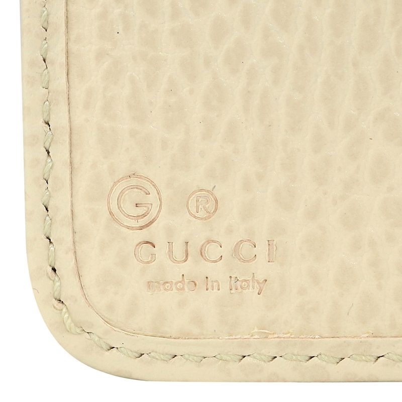 Gucci Bifold Wallet In GG Canvas Beige/white