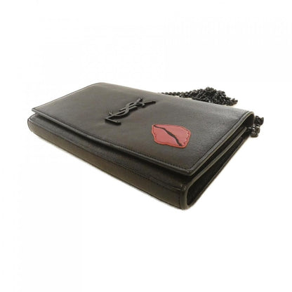 Saint Laurent Chain Wallet Leather Black — view 4