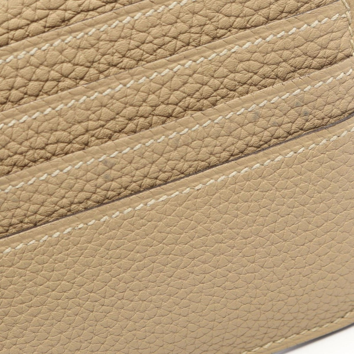 Hermes Bifold Wallet Dogon Long Trench Leather Beige — view 8