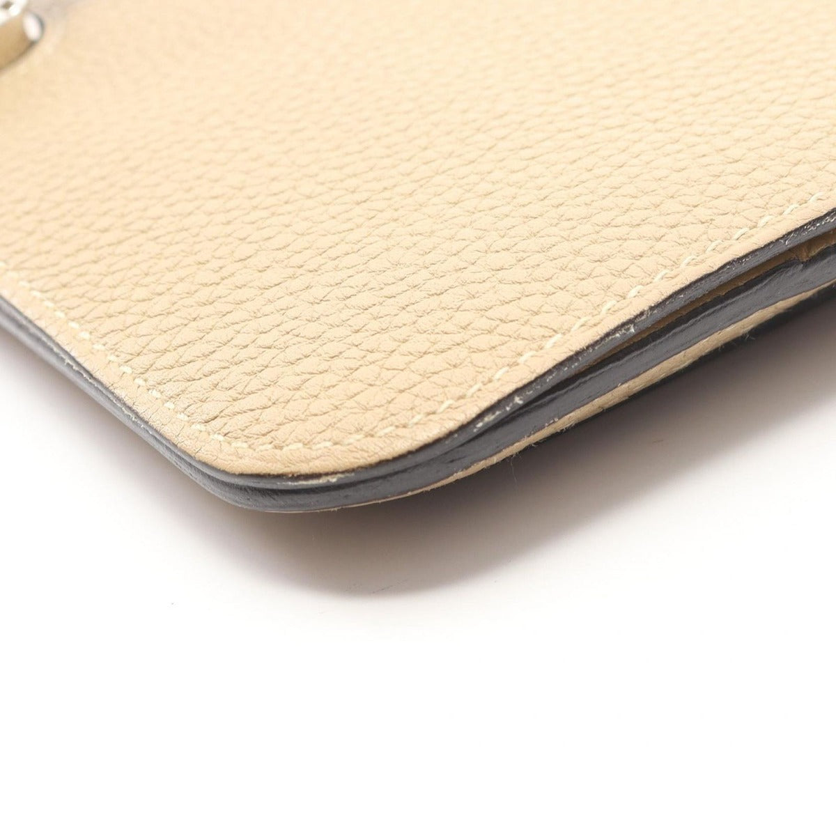 Hermes Bifold Wallet Dogon Long Trench Leather Beige — view 10