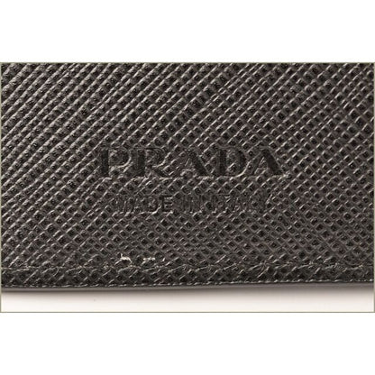 Prada Wallet Fold 2 Mo004 Saffiano Patch Patchwork Black — view 6