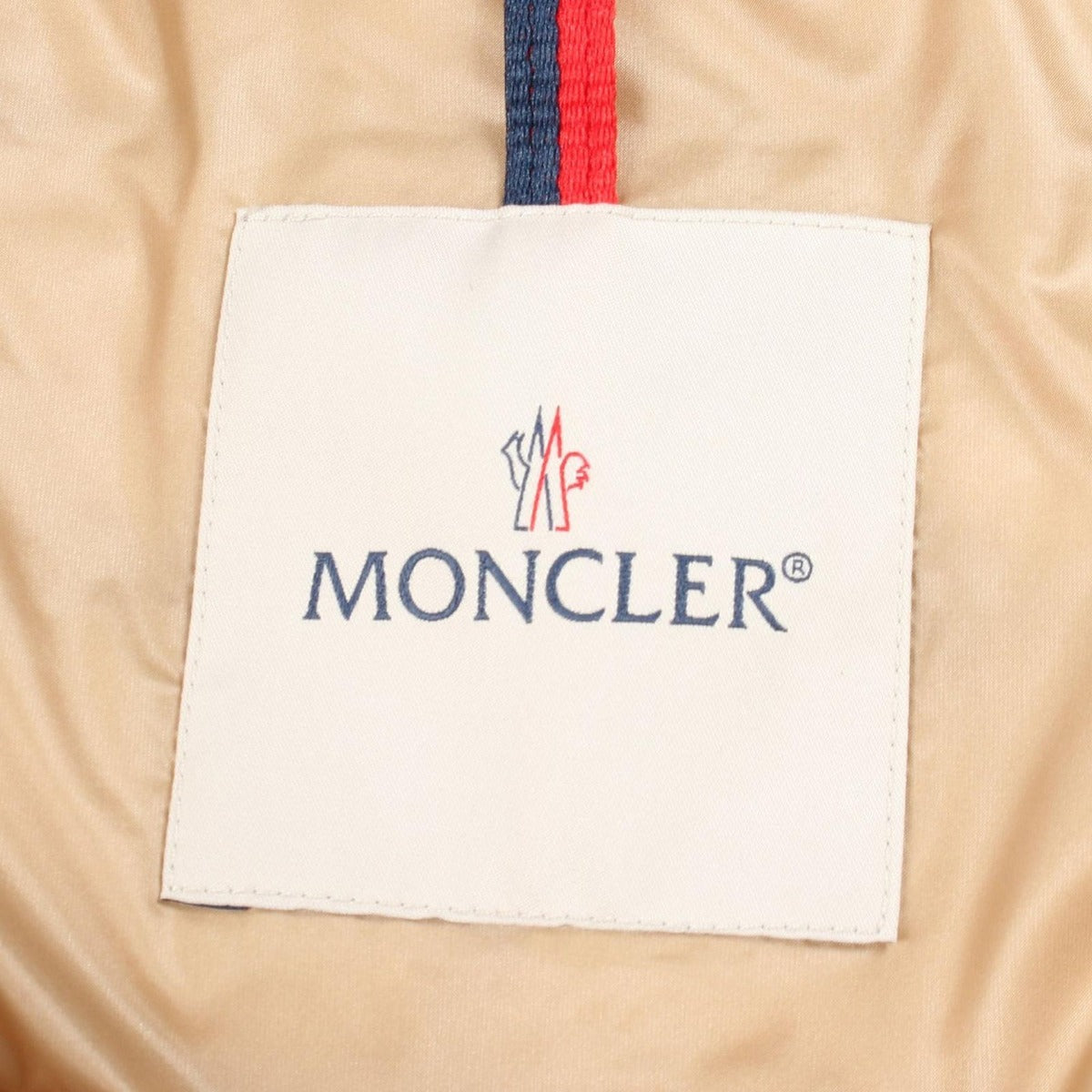 Moncler Down Vest Igens Beige Nylon — view 3