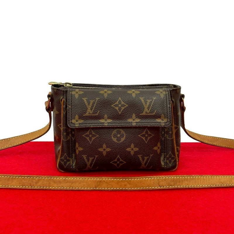Louis Vuitton Vintage Vivacite PM Monogram Leather Mini Shoulder Bag Pochette