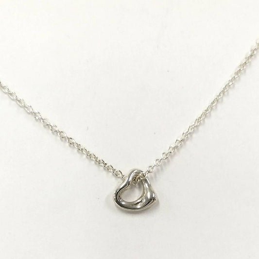 Tiffany & Co Necklace Elsa Peretti Open Heart in SV 925 Silver