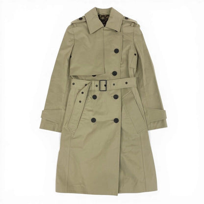 Louis Vuitton Monogram Lining Trench Coat 34 Beige
