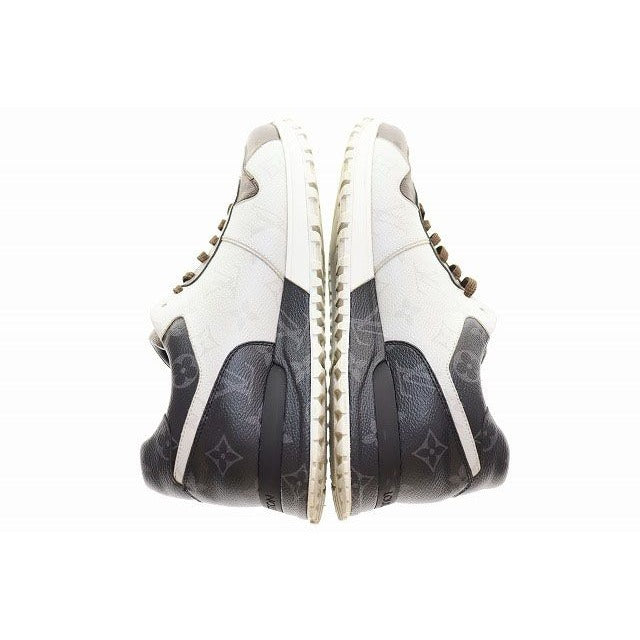 Louis Vuitton Run Away Line Sneakers Monogram Pattern Brown 7 Leather Low — view 4