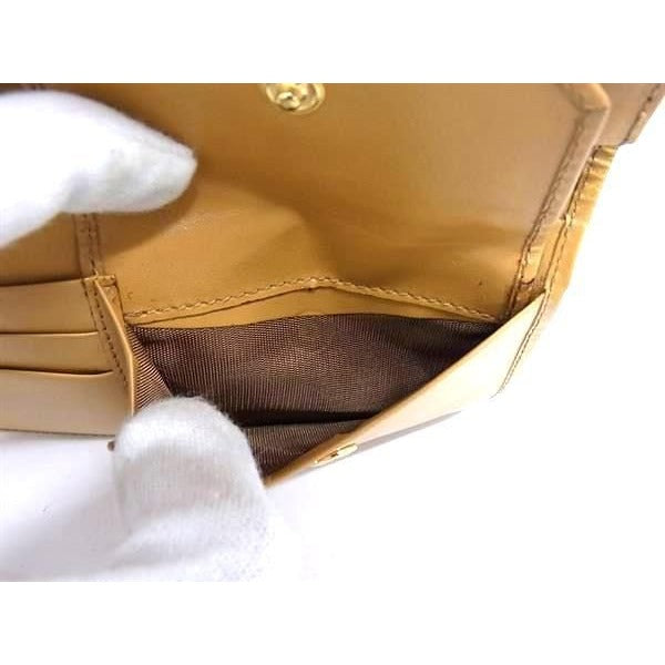 Celine Bifold Wallet Macadam Long Brown Leather Vintage — view 6
