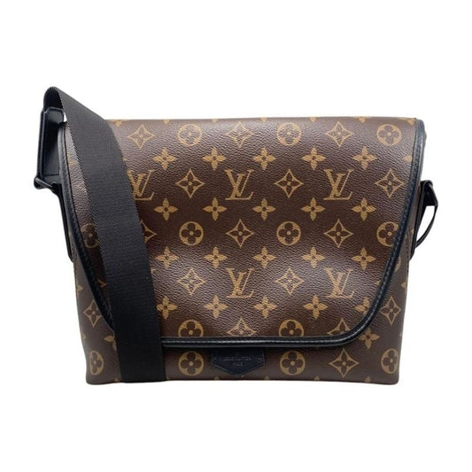Louis Vuitton Shoulder Bag Magnetic Messenger Monogram Macassar
