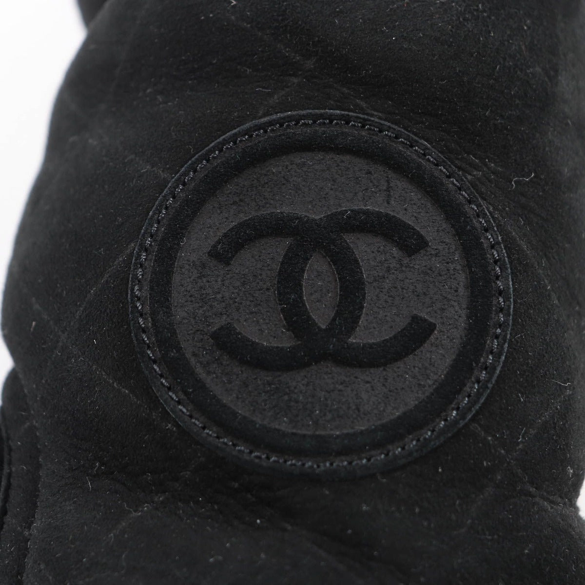 Chanel Coco Premiere Quilted Short Boots Black 38 — view 9