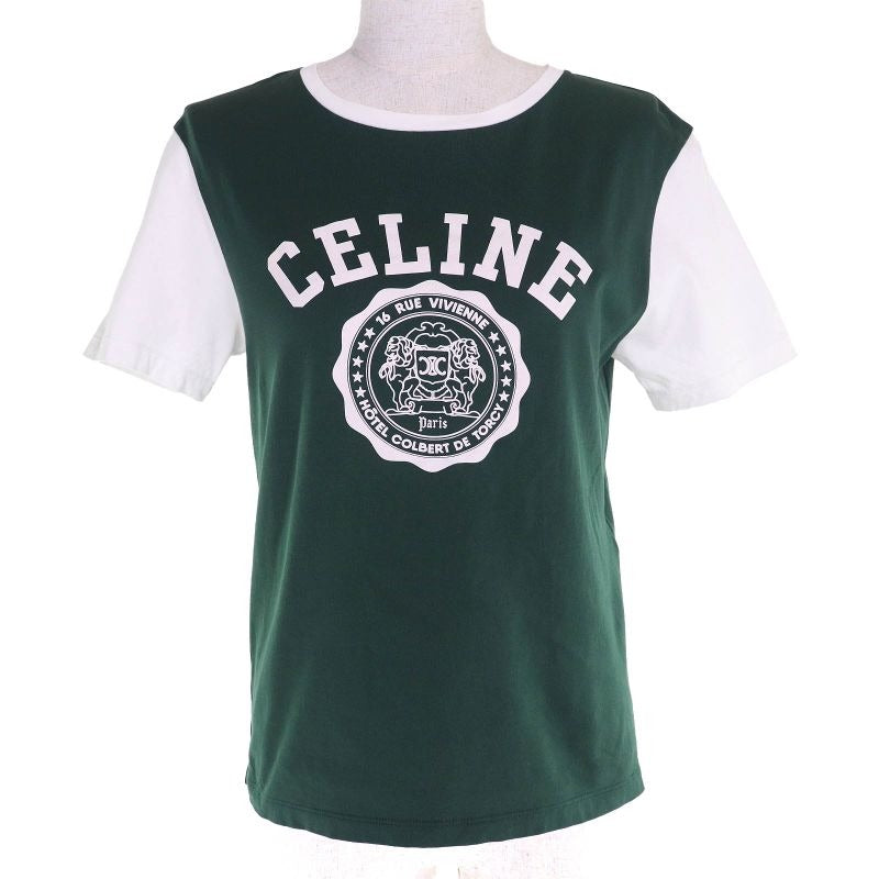 Celine Rx04 B671 Q Blason Edit Period Triomphe Cotton Jersey Regular Short