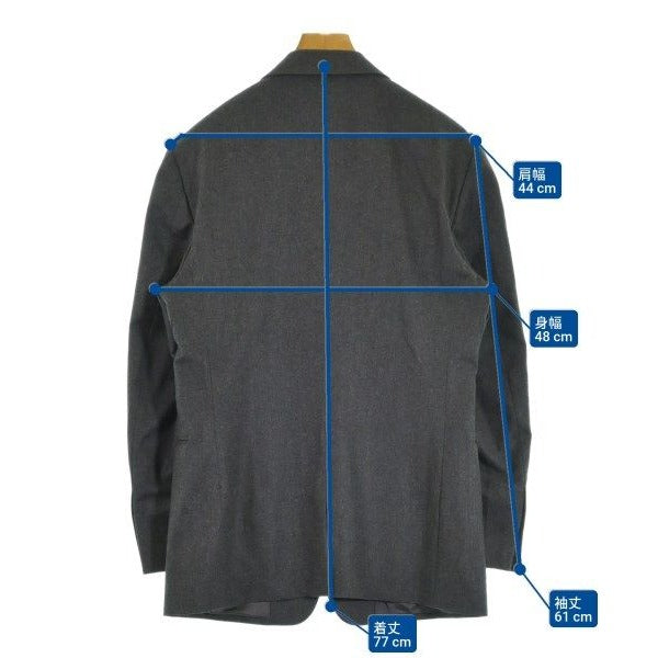 Prada Tailored Jacket Wool Gray — view 6