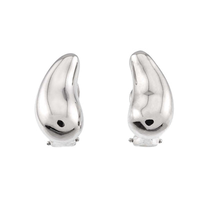 Tiffany & Co Teardrop Earrings 925 Sterling Silver Clip on