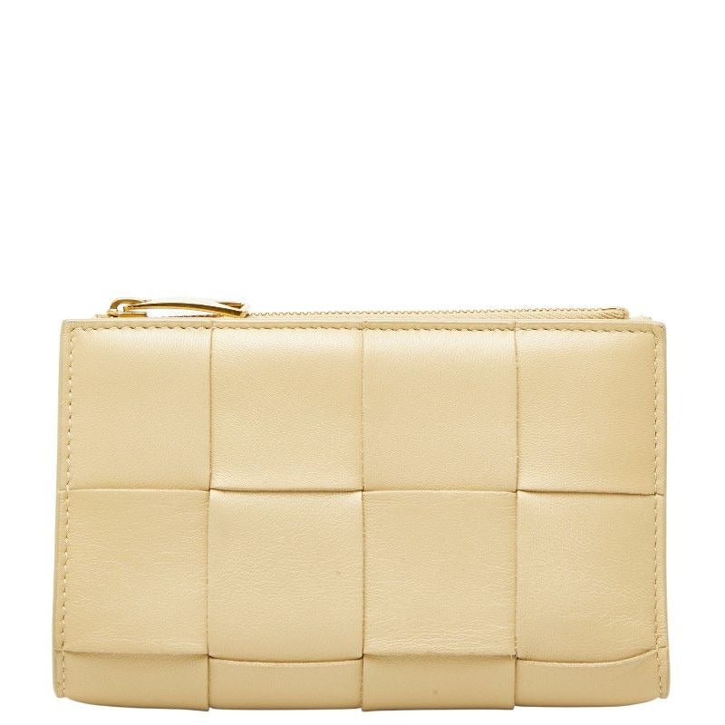 Bottega Veneta Maxi Intrecciato Cassette Beige Leather